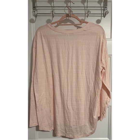 Athleta Cloudlight Stratus Striped Top - Pink NWT SZ 1X - Picture 7 of 14